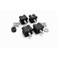 Klima Bağlantı Takozu Seti – Siyah | 4’lü Set | M8 | 9000–12000 BTU