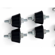 Klima Bağlantı Takozu Seti – Siyah | 4’lü Set | M8 | 9000–12000 BTU