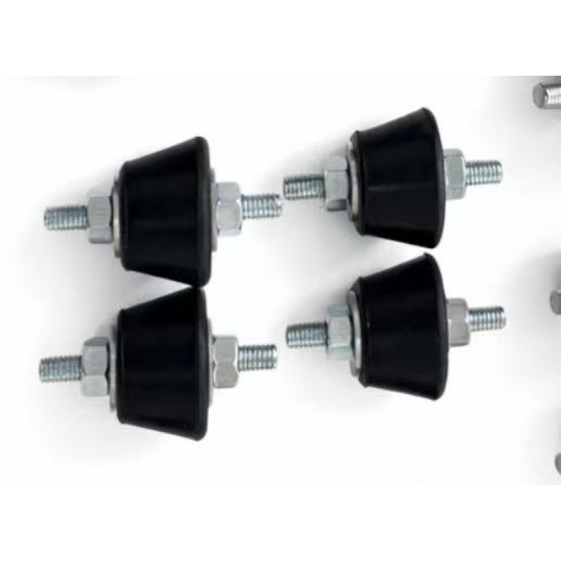 Klima Bağlantı Takozu Seti – Siyah | 4’lü Set | M8 | 9000–12000 BTU