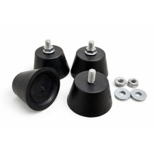 Klima Dış Ünite Ayağı Yer Takozu – Siyah | 4’lü Set | Her Marka Uyumlu | 50×1 Ölçü | Yüksek BTU ve VRF Klima Sistemleri