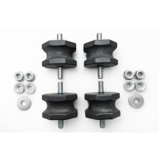 Klima Bağlantı Takozu Seti – Siyah - 45x2| 4’lü Set | M8 | 9000-12000-18000–24000 BTU