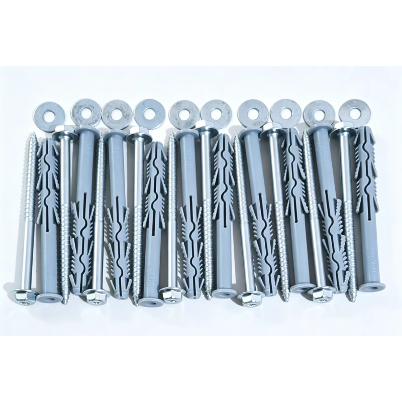 Flanşlı Altıgen Torks Başlı Vida + Mantolama Dübel Seti | Dübel: M10x120 mm | Vida: M7x120 mm | 10’lu Paket Flanşlı Altıgen Torks Başlı Vida + Mantolama Dübel Seti | Dübel: M10x120 mm | Vida: M7x120 mm | 10’lu Paket