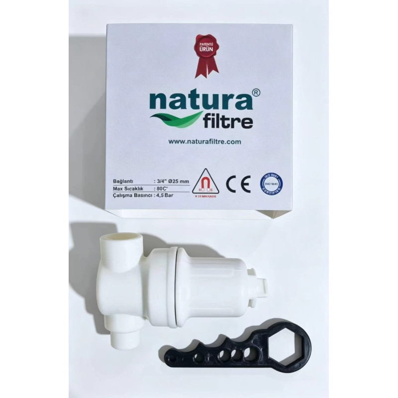 Natura PP-R Manyetik Kombi Filtresi 3/4" Natura PP-R Manyetik Kombi Filtresi 3/4"
